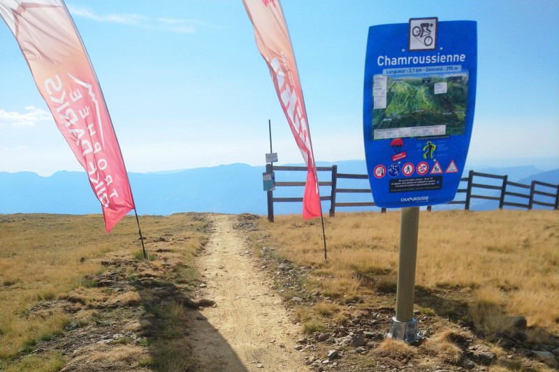 Piste VTT la Chamroussienne Chamrousse