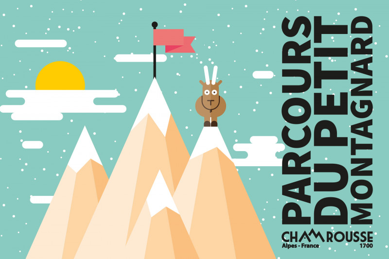 Winter Little mountain dweller track