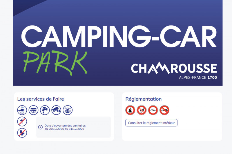 Camping-car park Chamrousse 1650 - Recoin