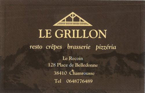 Le Grillon profesionnal card