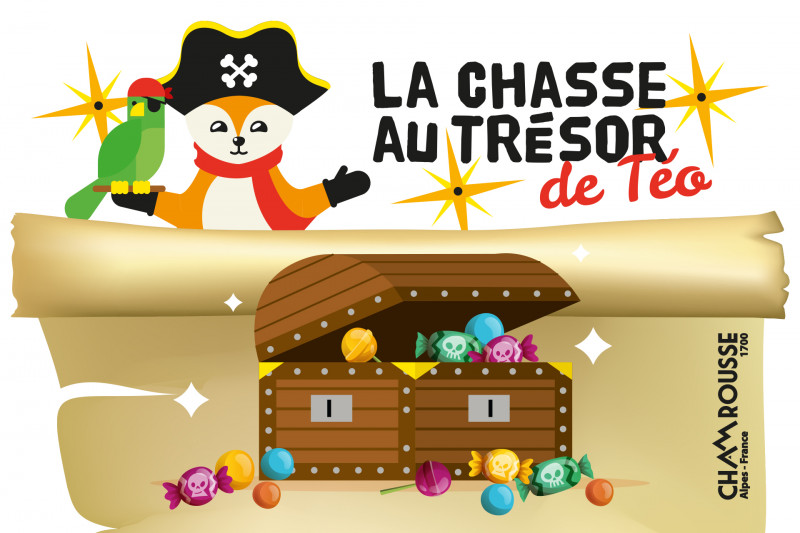 Chamrousse Téo treasure hunt map