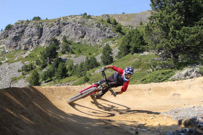  Chamrousse bike park mountain bike downhill track mountain resort grenoble isere french alps france