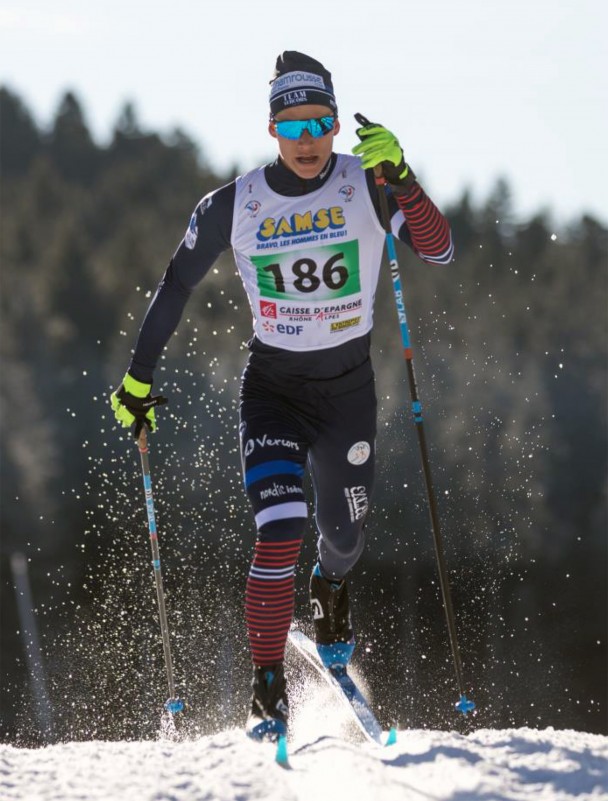 Chamrousse champion jérémy royer ski fond skating snbc station ski isère france