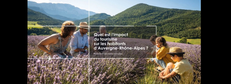 Chamrousse étude résident Sentiment Index Region Auvergne-Rhone-Alpes impact tourisme habitant station ski montagne isère alpes france