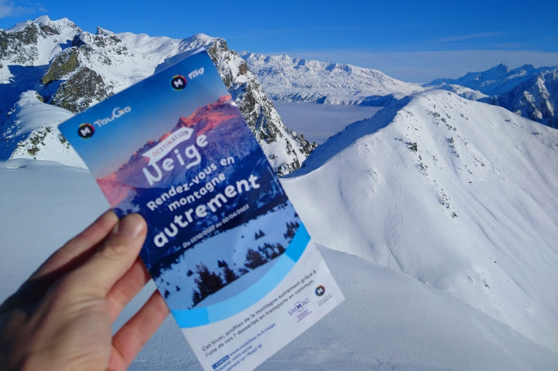 Chamrousse mobilité bus hiver station ski montagne grenoble isère alpes france