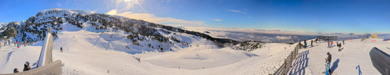 Chamrousse panorama Casserousse casque ski snowboard Snowleader