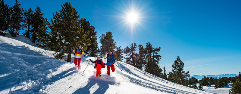 Chamrousse spring mountain ski resort grenoble isere french alps france