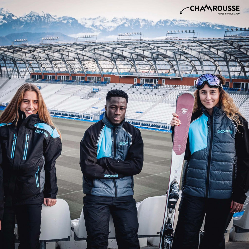 Chamrousse photo shooting grenoble football club stadium stade des alpes partnership GF38 mountain ski resort isere french alps france
