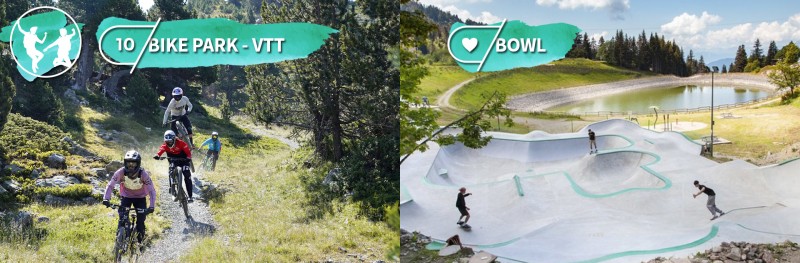 Chamrousse top 10 incontournable été jeune étudiant bike park vtt descente bowl skate station montagne grenoble isère alpes france