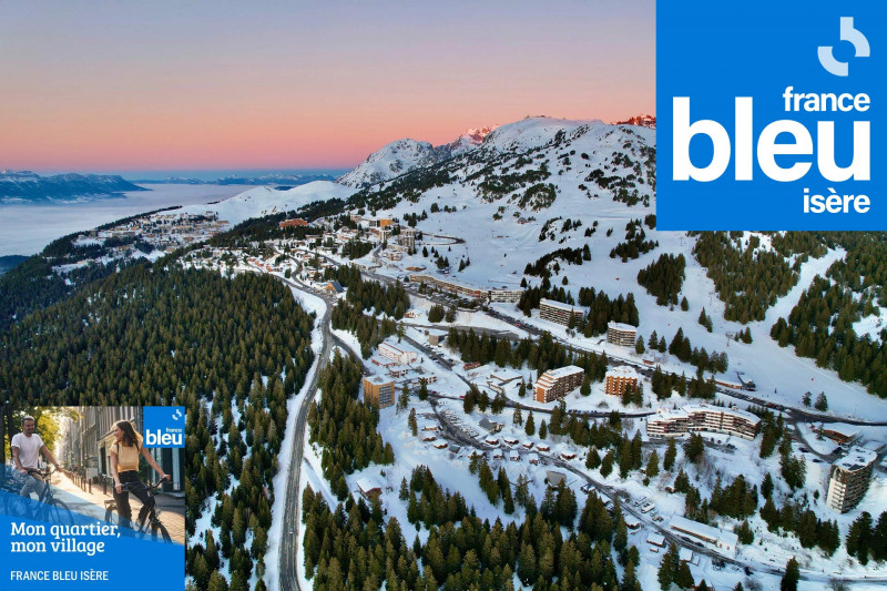 Chamrousse france bleu isère mon village mon quartier hiver station ski montagne grenoble belledonne alpes france