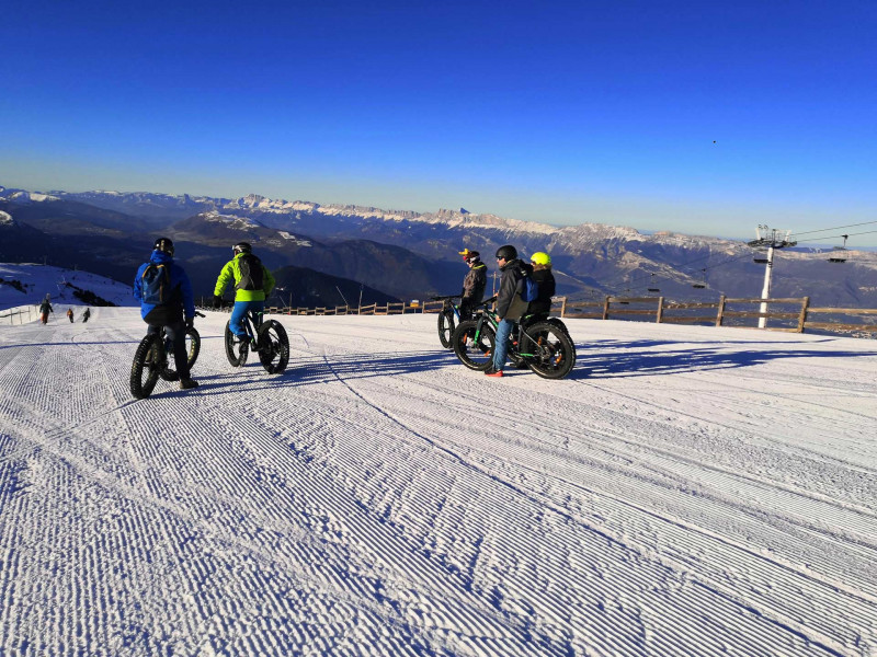 Chamrousse alpine skiing slope first opening experience before snow bike descent ski patroller job discovery winter mountain ski resort isere french alps france