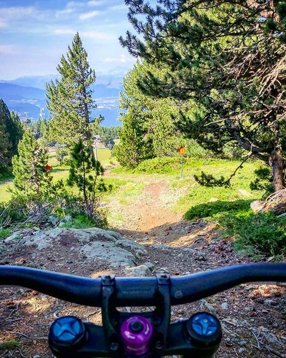 Chamrousse bike park summer mountain resort grenoble isere french alps france