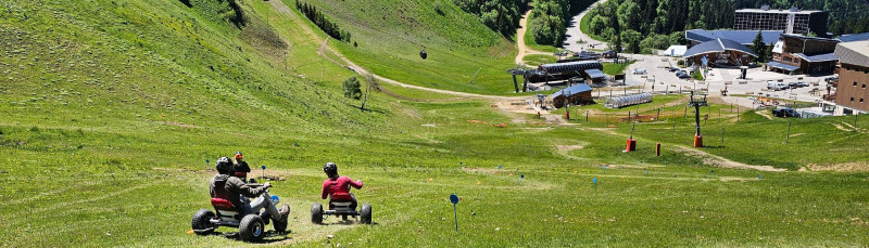 Chamrousse activity kart off-road mountain kart summer mountain resort grenoble isère alpes france