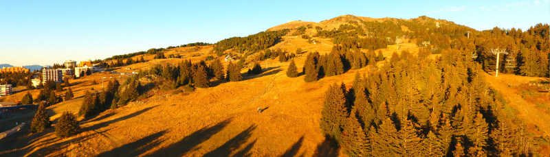 Chamrousse mountain autumn resort grenoble isere french alps france