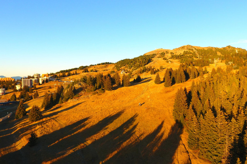 Chamrousse mountain autumn resort grenoble isere french alps france