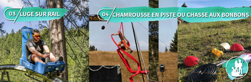 Chamrousse top 10 incontournable été famille festival chamrousse en piste luge sur rail montagne bonbons Haribo station montagne grenoble isère alpes france