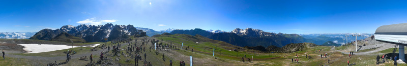 Chamrousse mountain bike summer webcam mountain resort grenoble belledonne isere french alps france