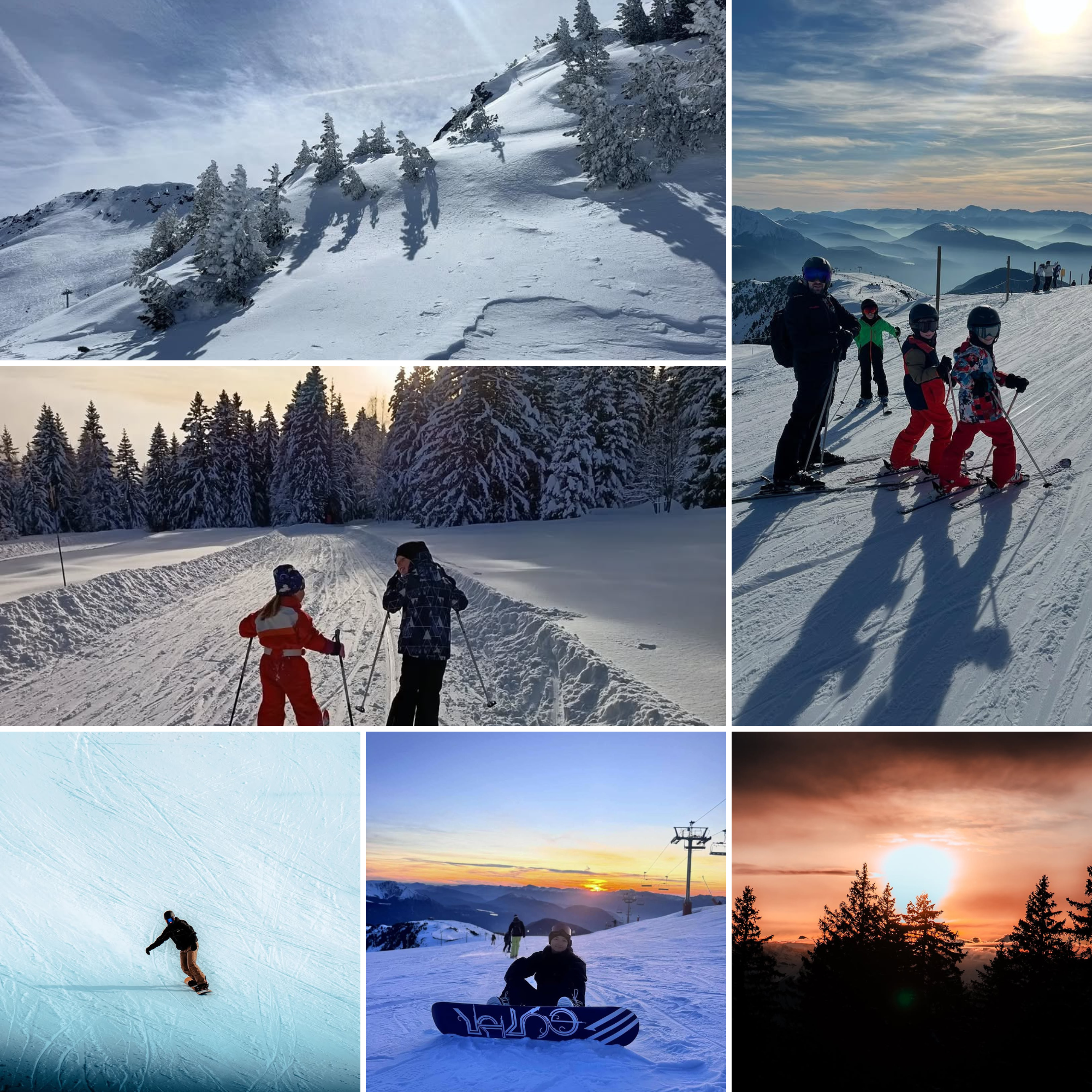 Chamrousse montage photo instagram memories facebook avril 2026 station ski montagne grenoble isère alpes france - &copy; DR