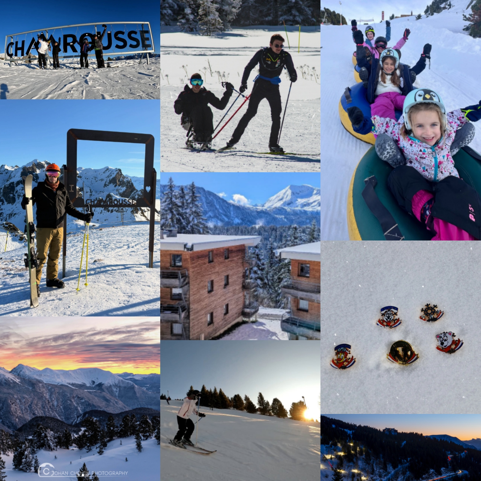 Chamrousse montage photo instagram memories facebook janvier 2026 station ski montagne grenoble isère alpes france - &copy; DR