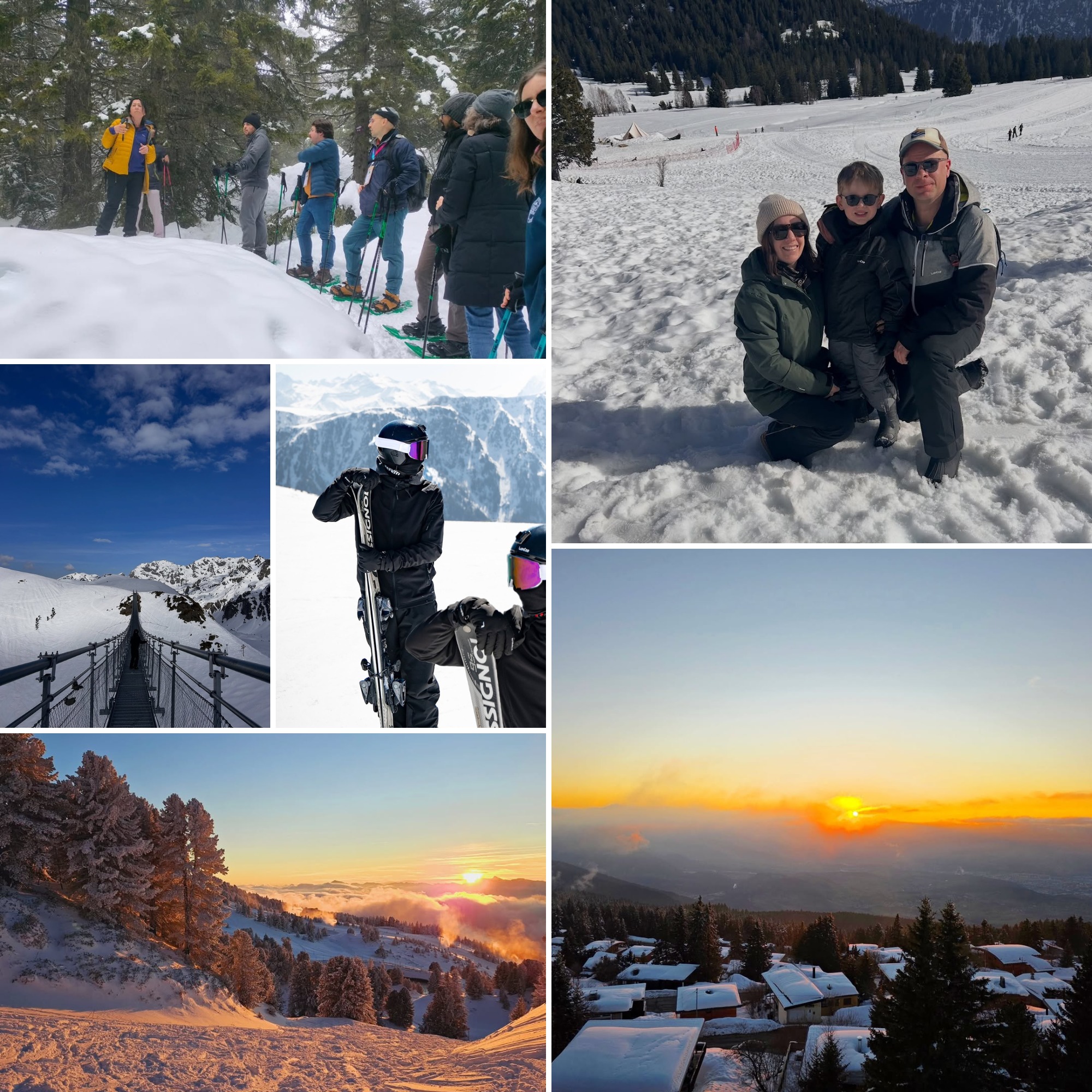 Chamrousse montage photo instagram memories facebook mars 2026 station ski montagne grenoble isère alpes france - &copy; DR