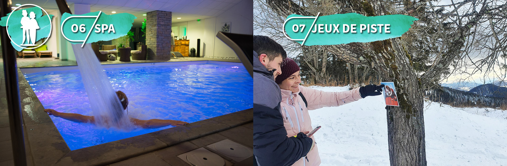 Chamrousse top 10 must-see winter couple spa hot tub paper chase mountain ski resort grenoble isere french alps france - © Spa les Bains /  MG - OT Chamrousse