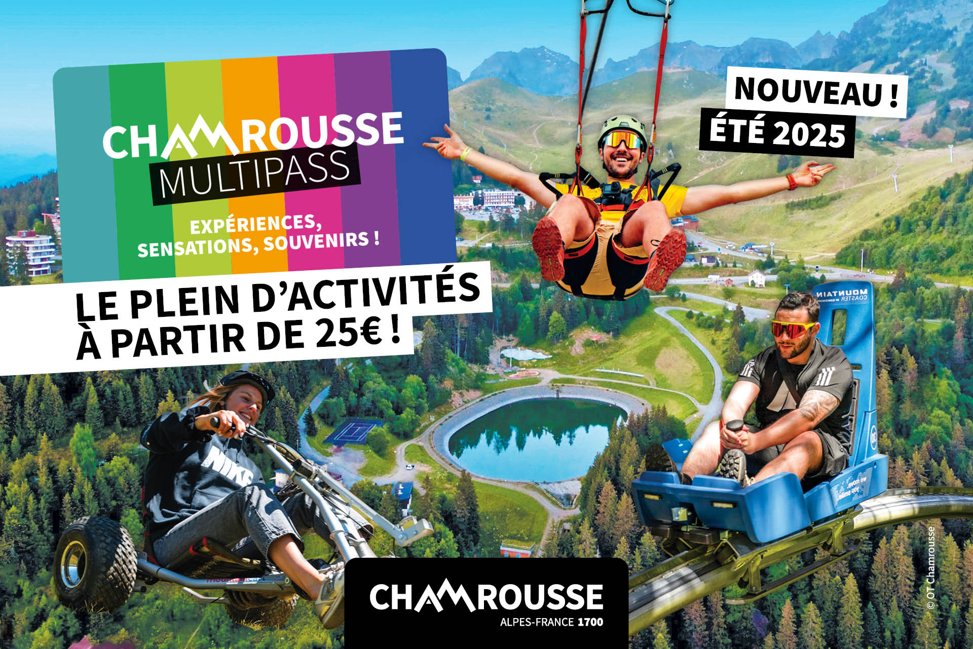 Carte multi-activités été - Chamrousse multipass - Chamrousse
