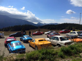Historischer Aufstieg Oldtimer Chamrousse
