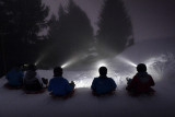 Photo luge bob nocturne Chamrousse