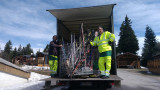 Collecte recyclage ski Chamrousse