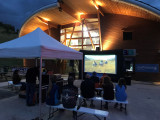 Open-air mountain film screening Chamrousse 1650