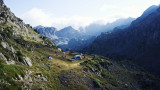Aerial view of the scientific base camp - Chamrousse