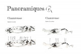 Dessin montagnes Chamrousse depuis la croix et les crêtes