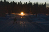 Soirée nocturne ski nordique Chamrousse