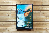 Chamrousse affiche lacs robert lac hiver été alexandra davis boutique souvenir cadeau station ski montagne grenoble isère alpes france
