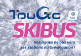 Skibus 707 bus ski grenoble chamrousse winter resort montagne belledonne isere french alps france