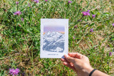 Carte postale - Ori Illustration - Le grand pic de Belledonne