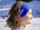 Bandeau sport ski de fond bleu cadeau-souvenir Chamrousse