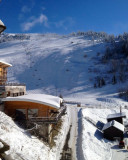 Extérieur vue balcon Les Gentianes 101 Chamrousse