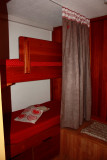 Intérieur cabine lits superposés Le Bellevue 424 Chamrousse