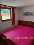 Intérieur - Chambre 2 : 1 lit double - Aster A34 Chamrousse