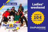 Chamrousse pack'o ski ladies' weekend femme printemps station montagne grenoble isère alpes france
