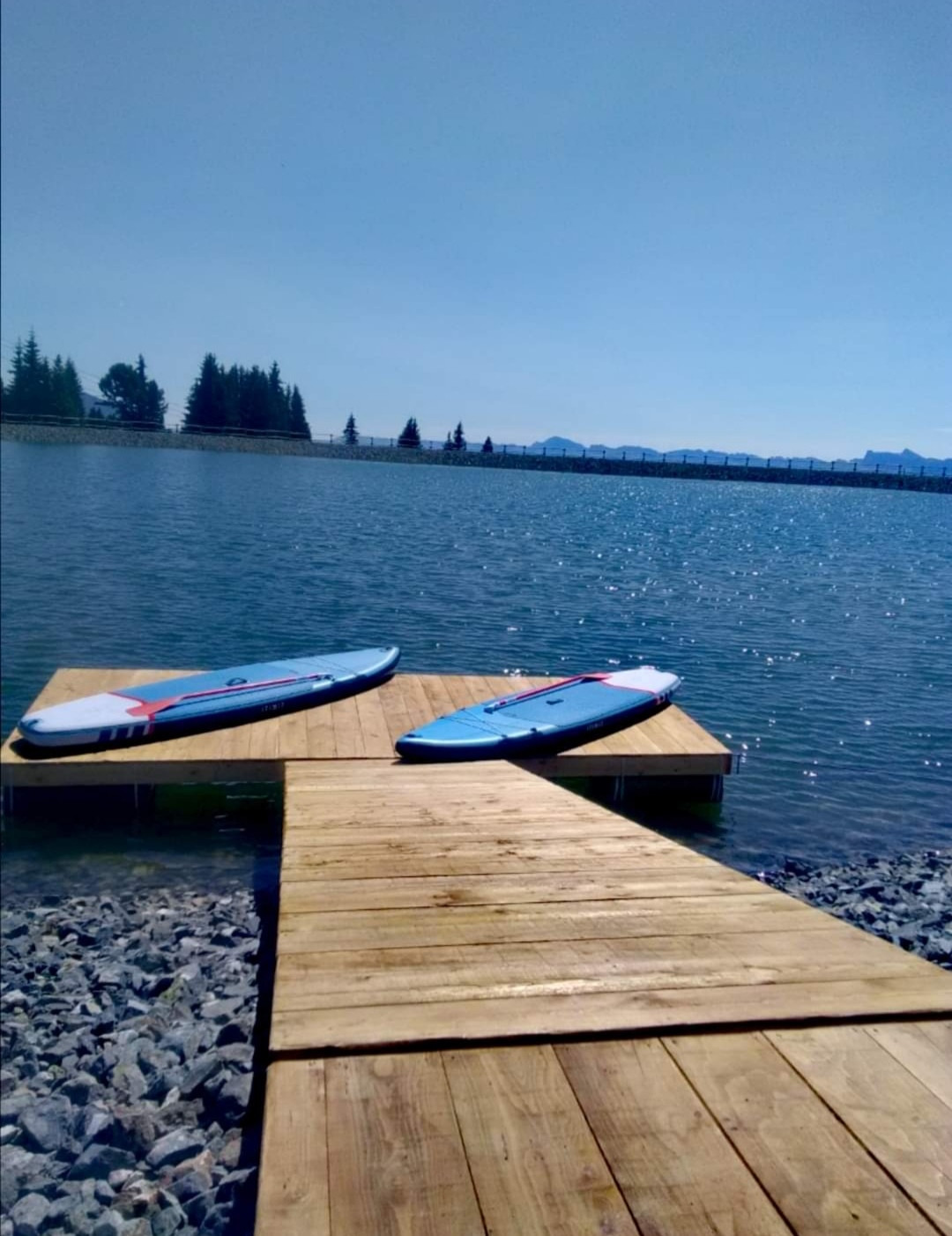 Paddle au lac de Roche