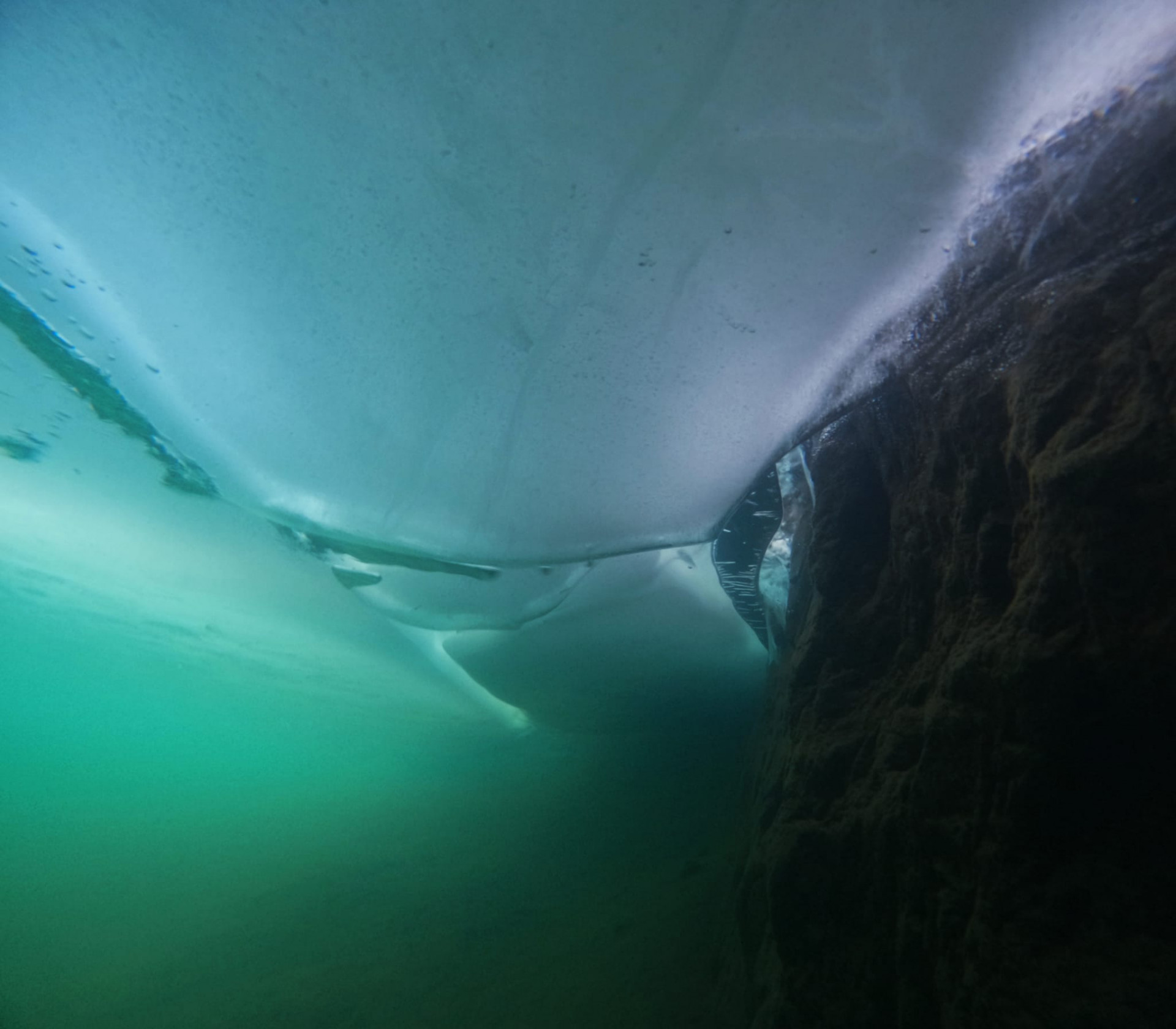 Plongée sous glace