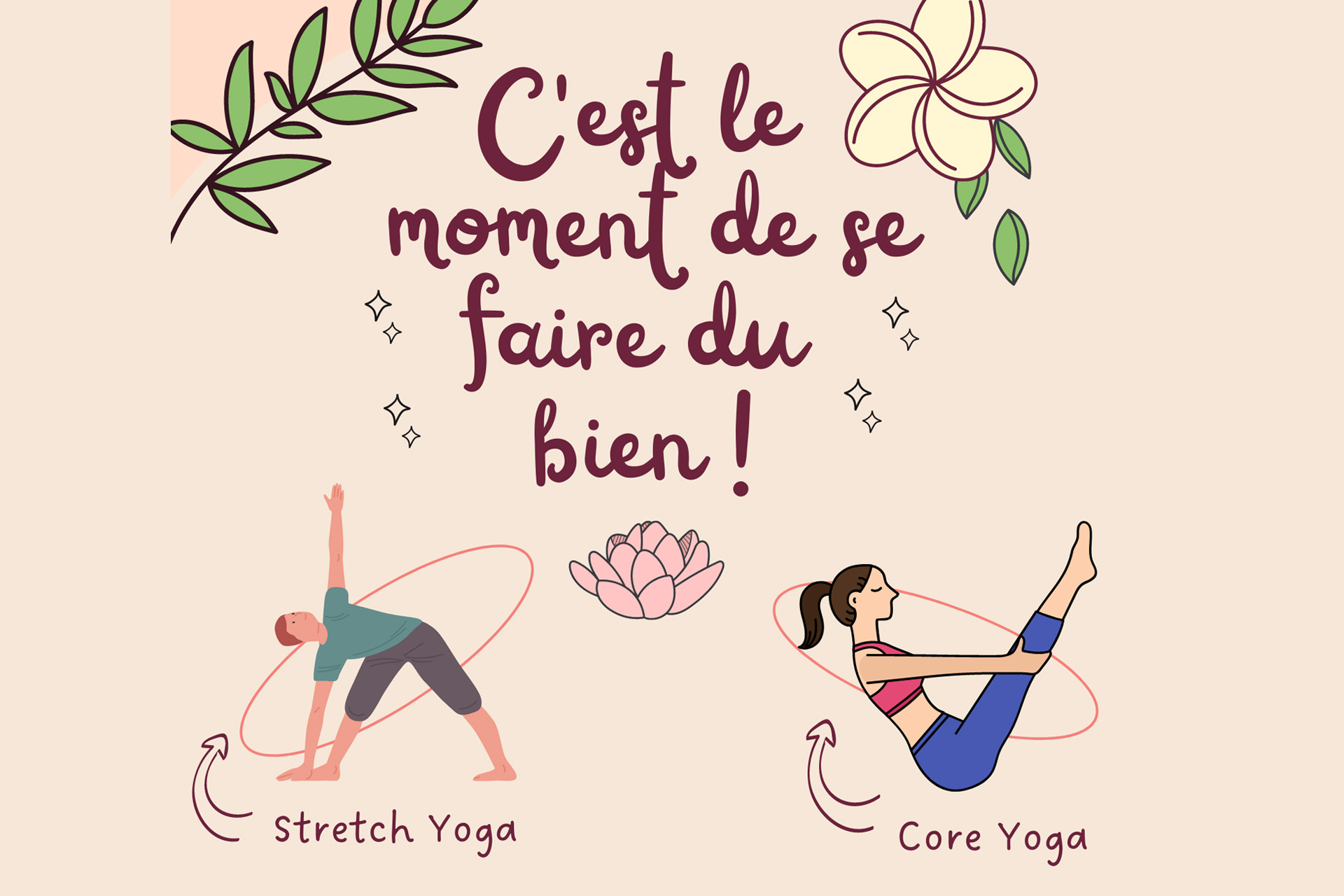 Stretch- und Core-Yoga Chamrousse
