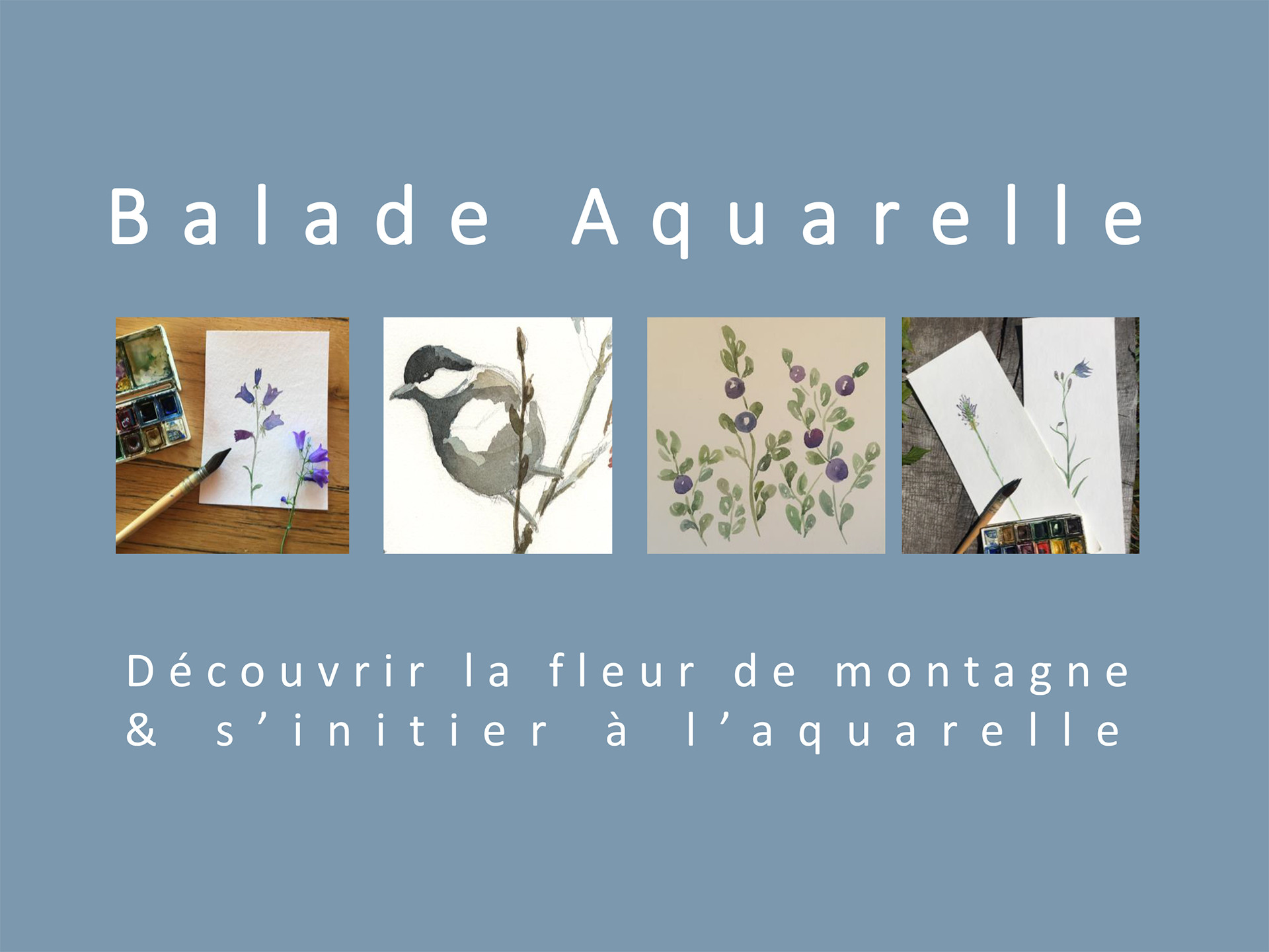 Balade aquarelle Chamrousse Isabelle Bronner