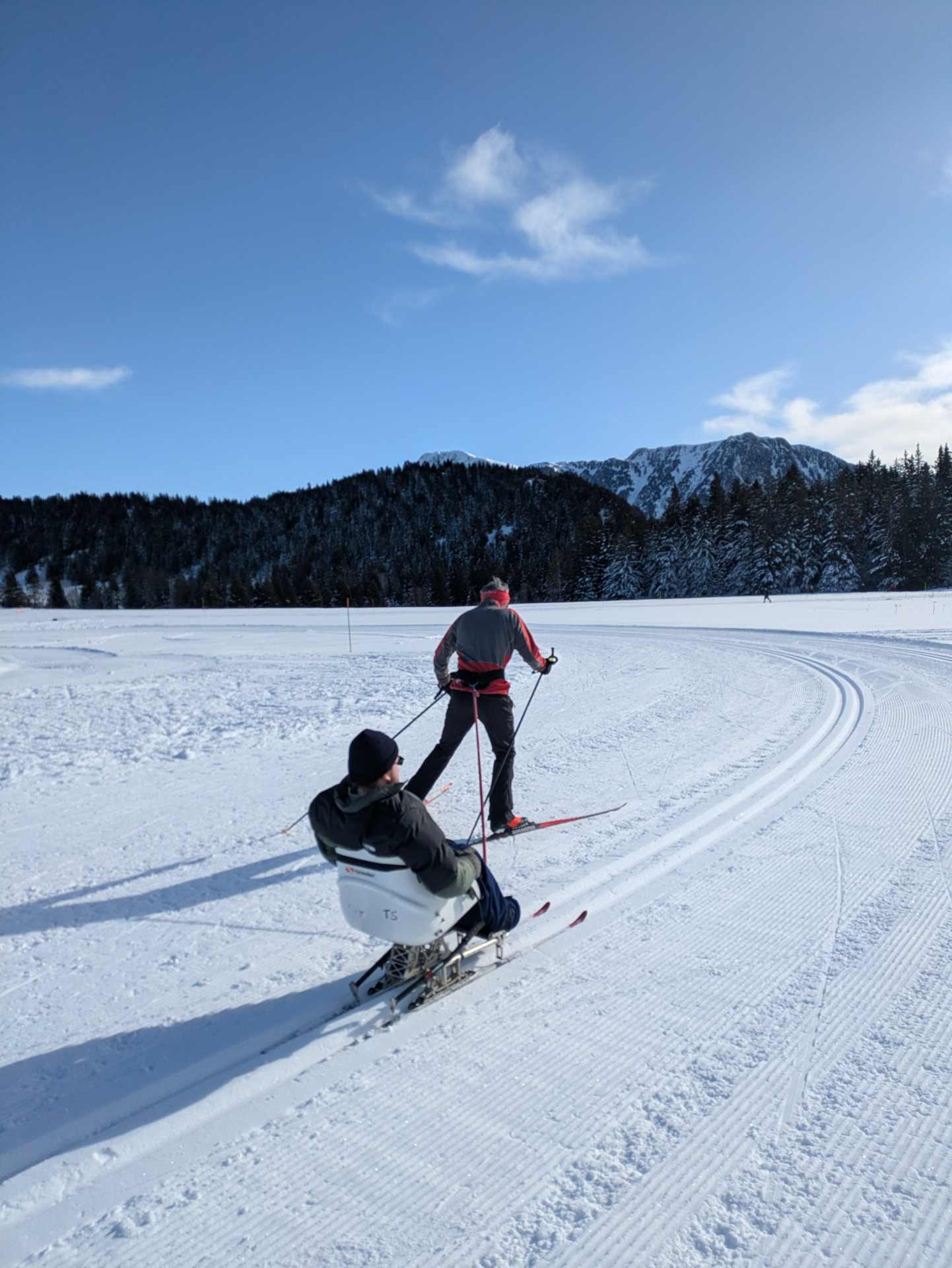 Ski nordique - © Comité Départemental Handisport de l'Isère Ski nordique