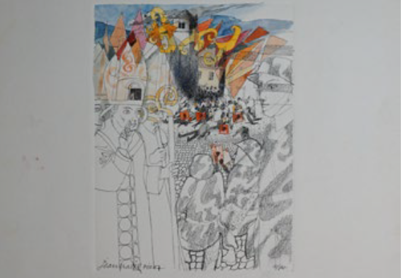 Exposition ''2026 - Centenaire du peintre Arcabas''_Chamrousse - © Association des amis de l’œuvre d’Arcabas Exposition ''2026 - Centenaire du peintre Arcabas''_Chamrousse