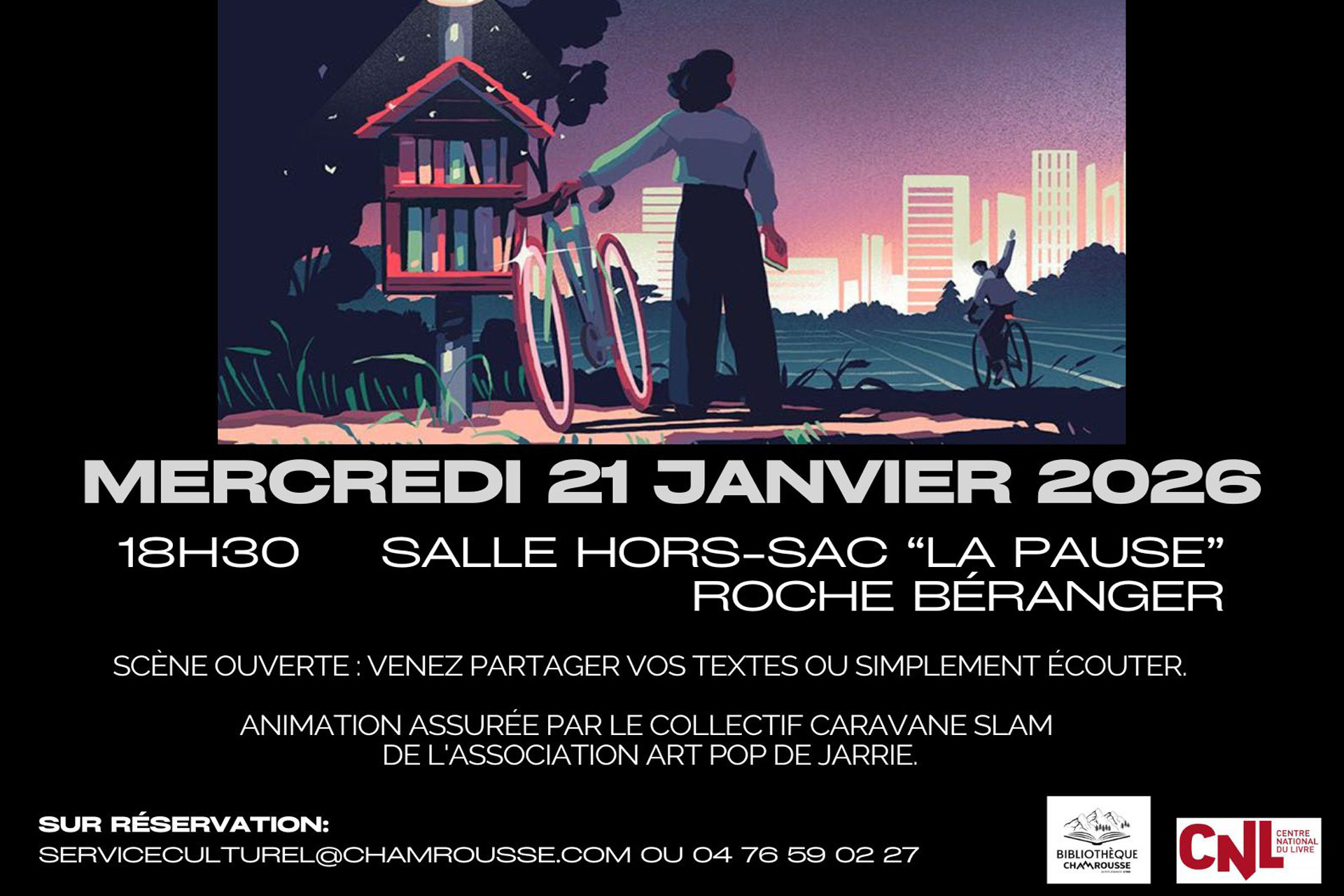 Reading nights in Chamrousse Chamrousse - © DR Reading nights in Chamrousse Chamrousse