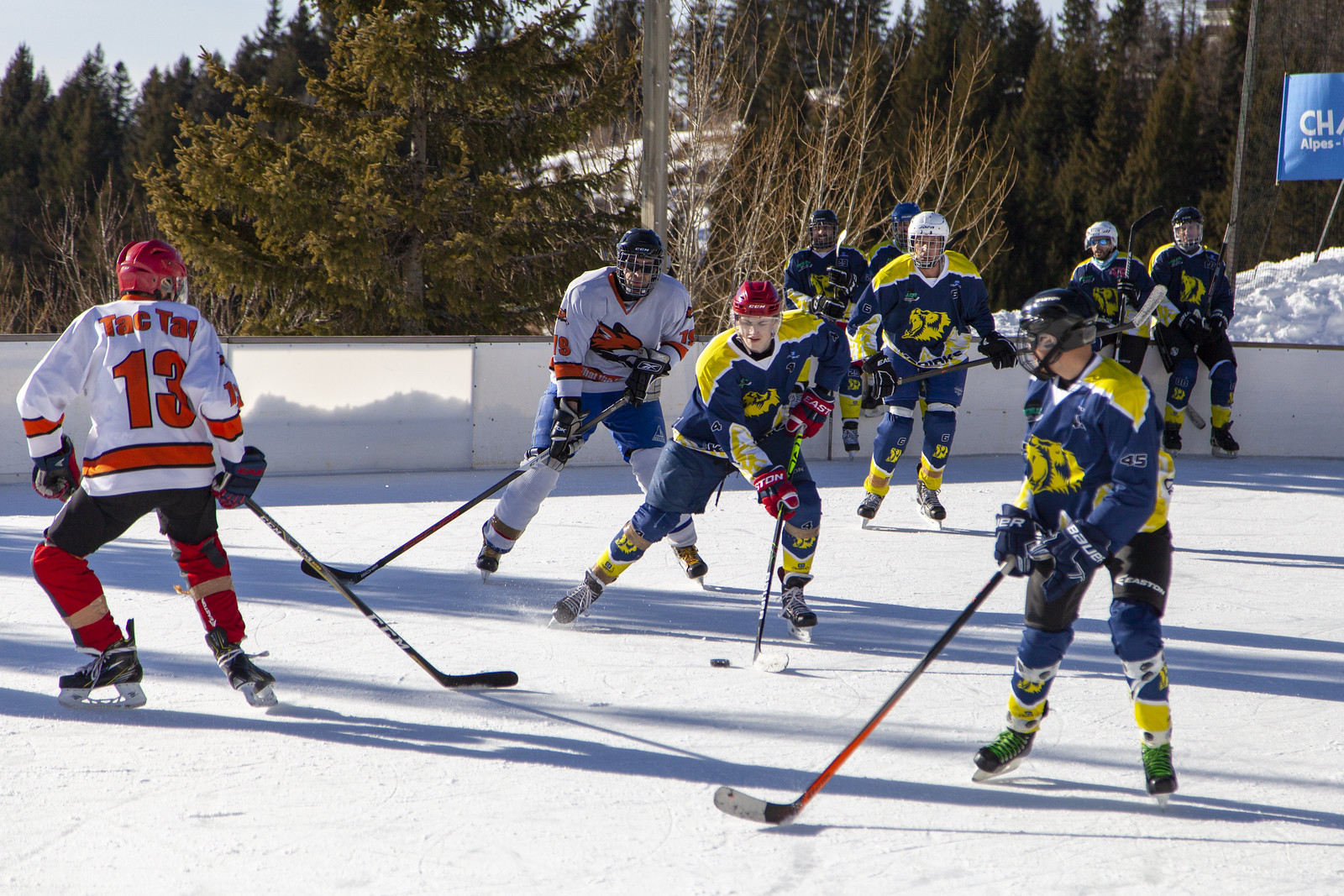 Chamrousse hockey club match