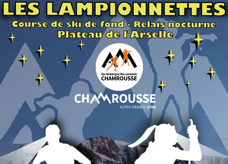 Langlaufrennen Nacht die Lampionnettes Chamrousse